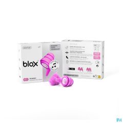 BLOX MUSIC OORDOPPEN FLUO ROZE 1 PAAR
