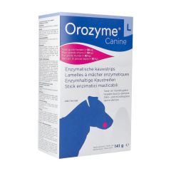 OROZYME CANINE L KAUWSTRIP ENZYM.HOND >30KG 141G
