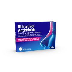 RHINATHIOL ANTIRHINITIS TABL 40