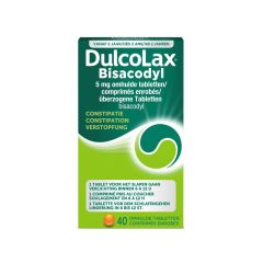 DULCOLAX BISACODYL DRAG 40X 5MG