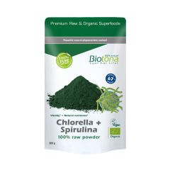 BIOTONA CHLORELLA + SPIRULINA RAW POWDER 200G