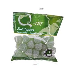 Q-AIR EUCALYPTUS ZONDER SUIKER GOM 85G