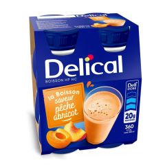 DELICAL HPHC 360 PERZIK-ABRIKOOS 4X200ML