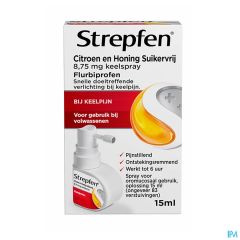 STREPFEN 8,75MG HONING-CITR. SPRAY OROMUC.OPL 15ML