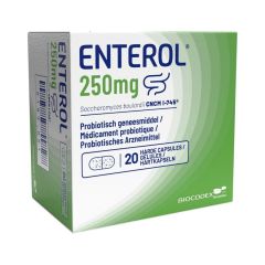 ENTEROL 250 MG CAPS HARDE DUR 20 X 250 MG