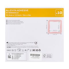 ALLEVYN PANS ADH HYDROCEL. 12,5X12,5CM 10 66800010
