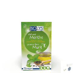 BIOLYS GROENE THEE MUNT ZAKJE 24