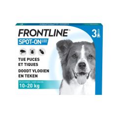 FRONTLINE SPOT ON HOND 10-20KG PIPET 3X1,34ML