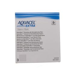 AQUACEL EXTRA VERB HYDROFIBER+VERSTERK. 15X15CM 3