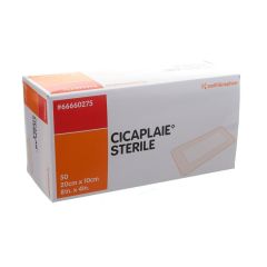 CICAPLAIE VERB STERIEL 20,0CMX10CM 50 66660275