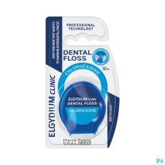 ELGYDIUM CLINIC DENTALFLOSS CHLORHEXIDINE 50M