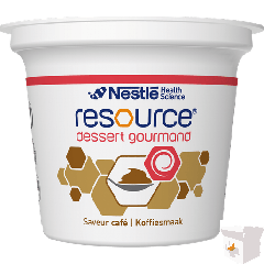 RESOURCE DESSERT GOURMAND CAFE 4X125G