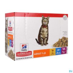 HILLS SC.PLAN FELINE ADULT MULTIP. CLASSIC 12X85G