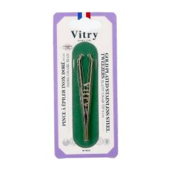VITRY PRESTIGE EPILEERPINCET "KRAB" VERGULD 4021