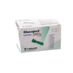 GLUCOJECT LANCETS PLUS 33G 100 44121