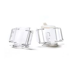 HANDYCUP BEKER SCHUIN TRANSP+2 TUIT.237ML HENROTEK
