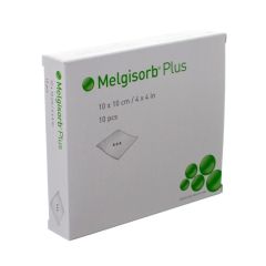 MELGISORB PLUS KP STER 10X10CM 10 252200