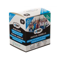 1-2DRY OKSELPADS MEDIUM DARK 20