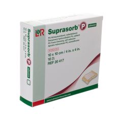 SUPRASORB P SCHUIMVERB PU WCL 10,0X10,0CM 10 20417